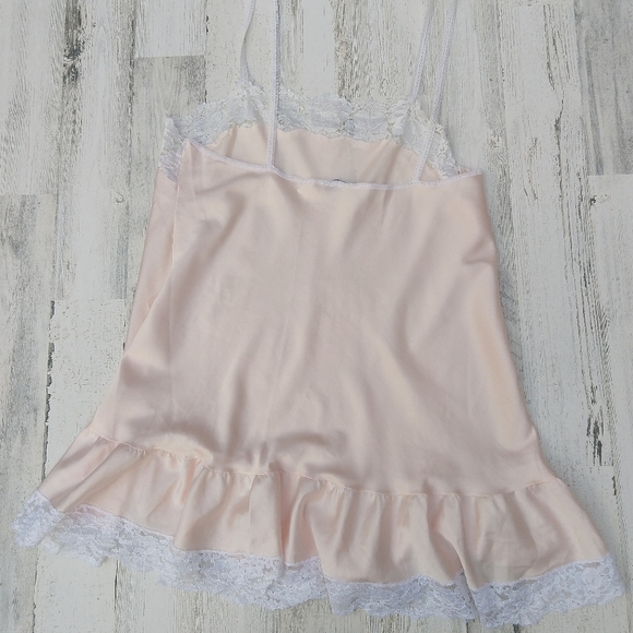 Vintage 70s 80s Union Label Lace Cottagecore Cami - Picture 2 of 8